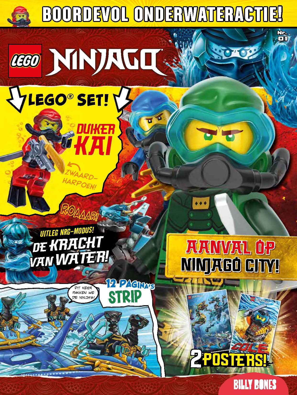 familie teenager foredrag LEGO Ninjago Magazine abonnement online bestellen bij Aboland