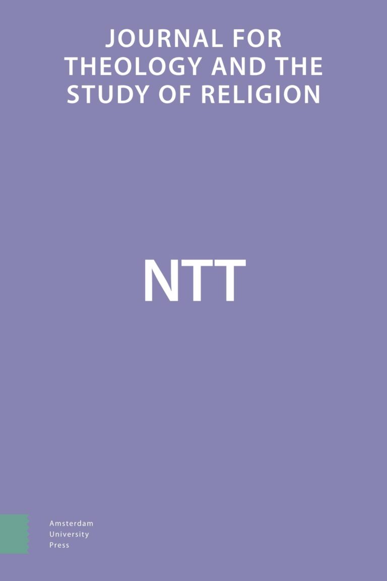 NTT Journal for Theology and the Study of Religion