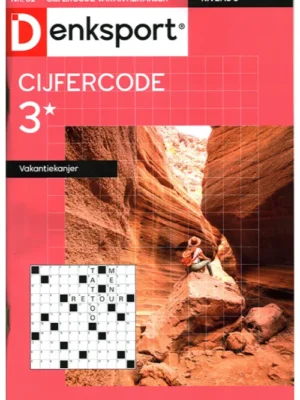 Denksport Cijfercode Vakantiekanjer - 92 2025