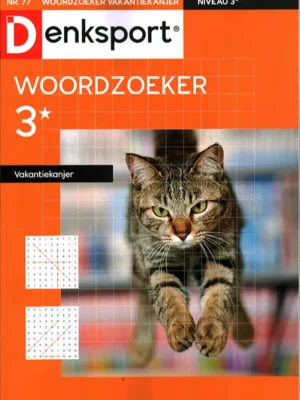 Denksport Woordzoeker Vakantiekanjer - 77 2025