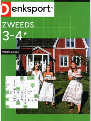 Denksport Zweeds Vakantieboek - 3-4* 300 2025
