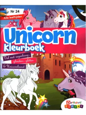 Denksport voor kids! Unicorn Puzzelblok - 24 2025