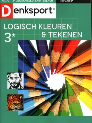Denksport Logisch Kleuren en Tekenen - 70 2025
