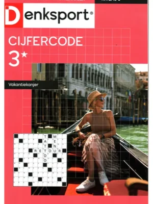 Denksport Cijfercode Vakantiekanjer - 95 2025