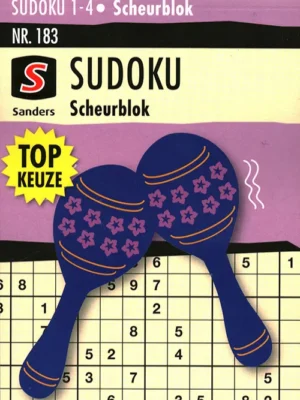 Sanders Sudoku Scheurblok - 183 2025