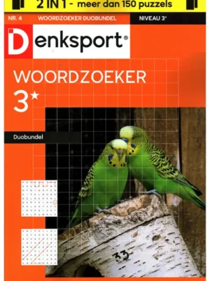 Denksport Woordzoeker Duobundel - 3* - 04 2025
