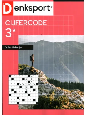 Denksport Cijfercode Vakantiekanjer - 98 2025