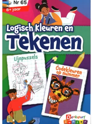 Denksport Junior Logisch Kleuren en Tekenen - 65 2025
