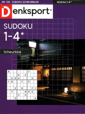 Denksport Sudoku Scheurblok - 139 2025