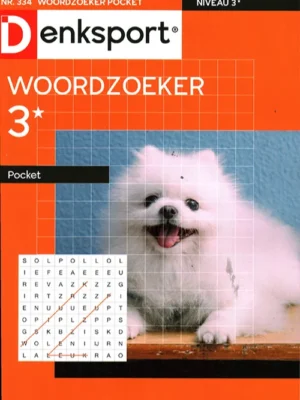 Denksport Woordzoeker Pocket - 334 2025