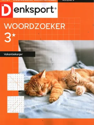 Denksport Woordzoeker Vakantiekanjer - 84 2025
