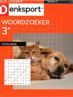 Denksport Woordzoeker Scheurblok - 68 2025