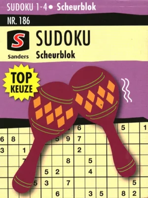 Sanders Sudoku Scheurblok - 186 2025