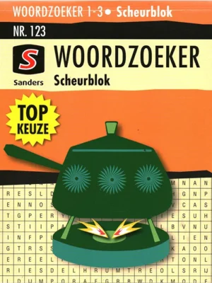 Sanders Woordzoeker Scheurblok - 123 2025