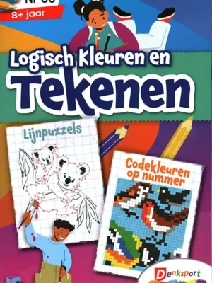 Denksport Junior Logisch Kleuren en Tekenen - 66 2026