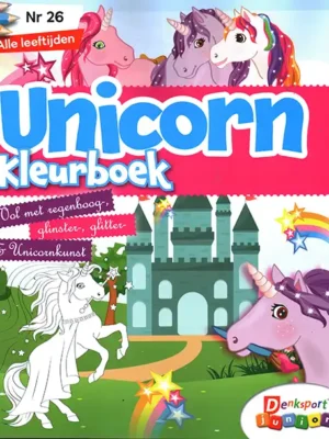 Denksport voor kids! Unicorn Kleurboek - 26 2026