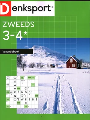Denksport Zweeds Vakantieboek - 3-4* 308 2025