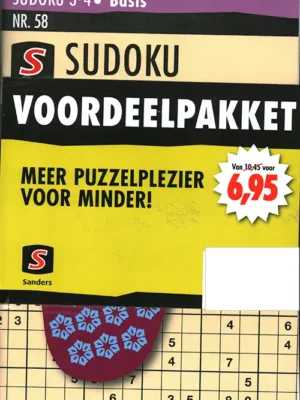 Sanders Voordeelpakket - Sudoku 01 2026