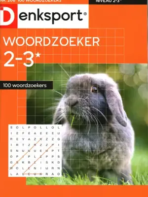 Denksport Woordzoeker 100 Woordzoekers - 206 2026