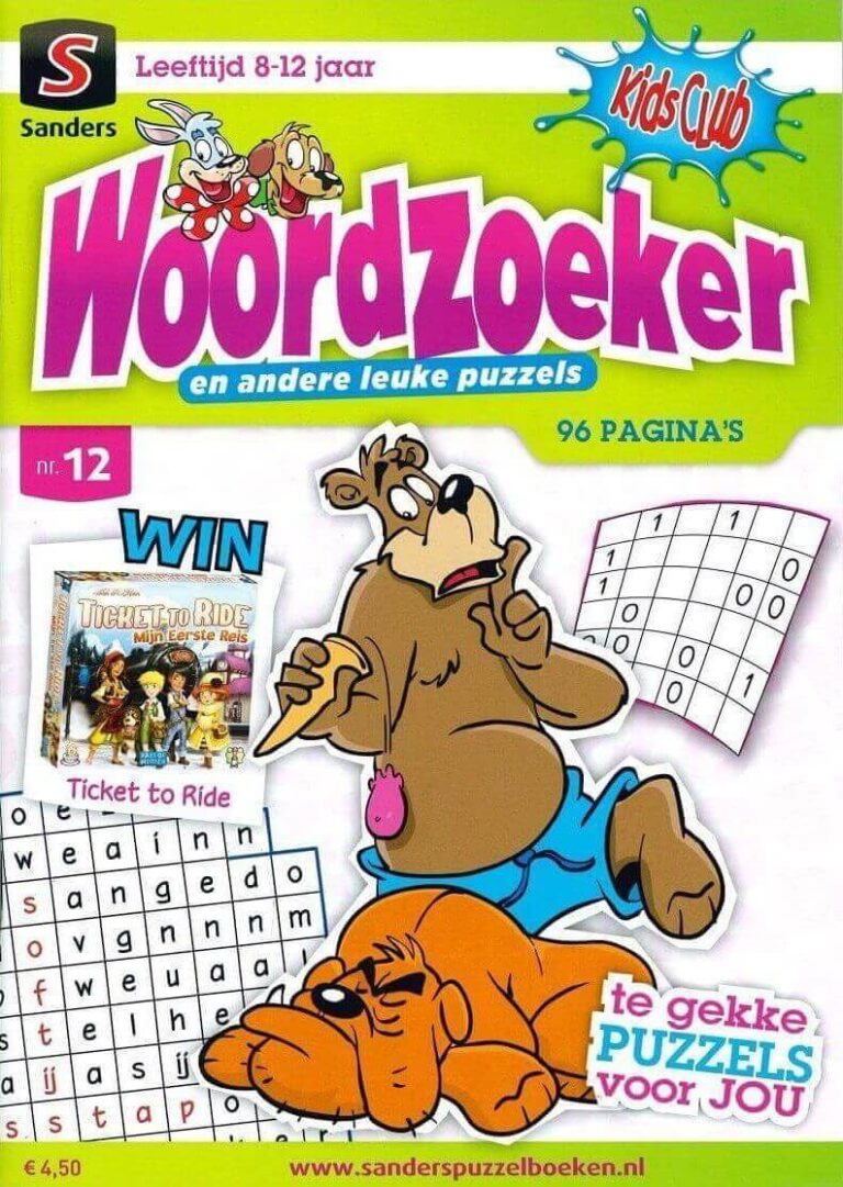 Kidsclub Woordzoeker