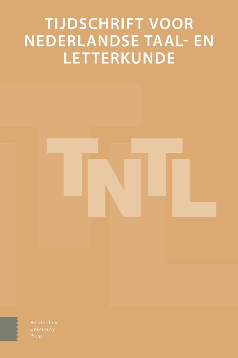 Tijdschrift voor Nederlandse Taal- en Letterkunde