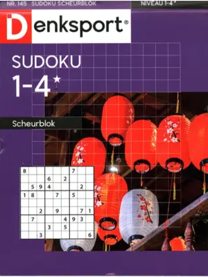 Denksport Sudoku Scheurblok - 145 2026