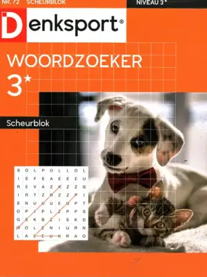 Denksport Woordzoeker Scheurblok - 72 2026