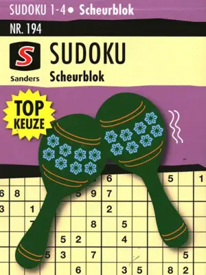 Sanders Sudoku Scheurblok - 194 2026