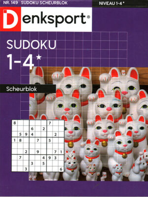Denksport Sudoku Scheurblok - 149 2026
