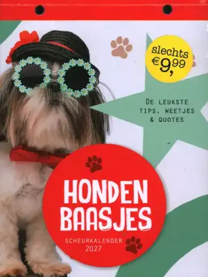 Honden Baasjes Scheurkalender - 2027