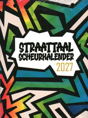 Straattaal scheurkalender - 2027